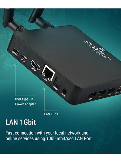 Ugoos AM9 PRO Android 14 Amlogic S905X5-J Smart TV BOX - Ships NOW!