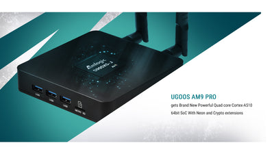 Ugoos AM9 PRO Android 14 Amlogic S905X5-J Smart TV BOX - Ships NOW!