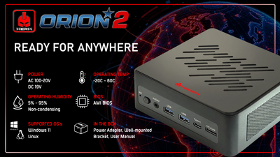 HX470 Mini PC - AMD RYZEN 9 AI HX-470 890m mini Desktop - ORION2-HX470