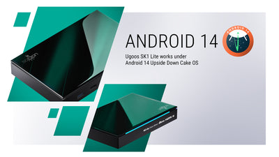 Ugoos SK1 8K UHD TV Box Amlogic S928X-K Android 11.0 LPDDR4 4GB RAM 64GB ROM WiFi6 1000M BT5.2 USB3.0 Support AV1 H.265 8K 60fps VP9 HDR Box - x-plus.store