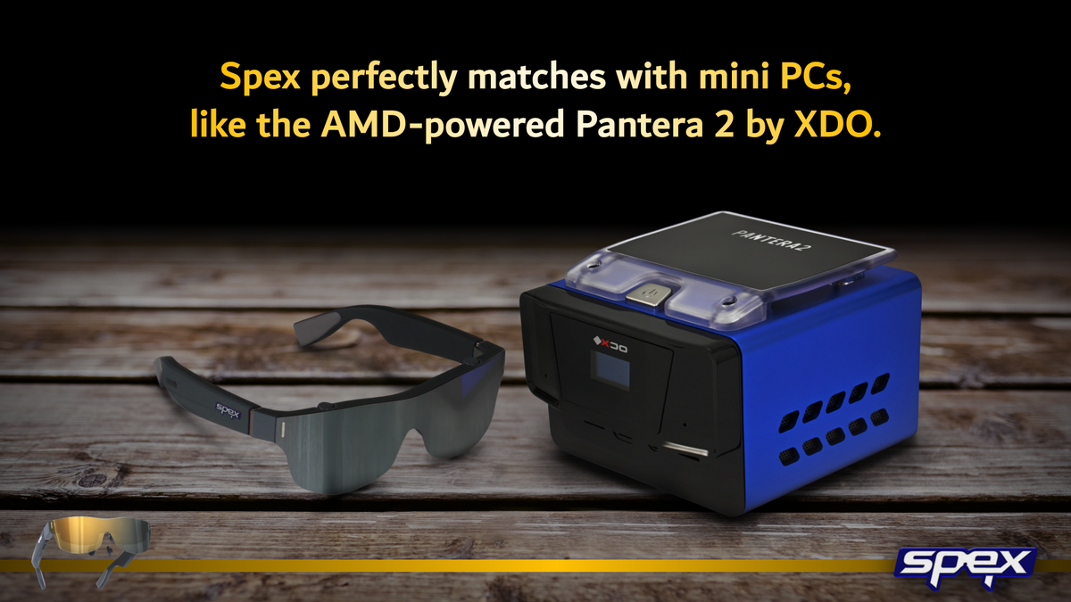 150-inch OLED XR SMART GLASSES - Extended Reality 150" Glasses - SPEX-XR