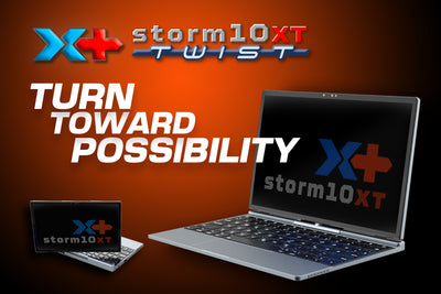 10.1" Laptop - 1215u 2n1 Swivel screen netbook -16GB + 512GB - Storm10XT-Twist - x-plus.store