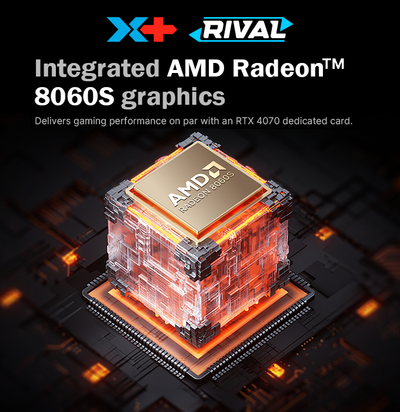 Rival Ryzen AI Max+ 395 | Turbo 5.1GHz | Radeon 8060S| 96GB LPDDR5 | 2TB PCIe 4.0 SSD | LLMs Support - X-RIVAL