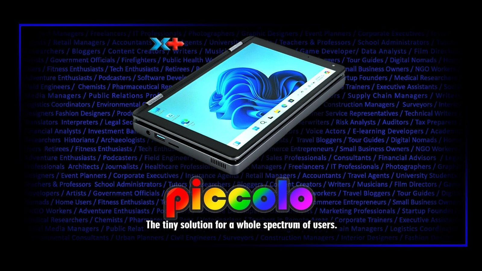 8-inch N150 Netbook - 8" Laptop - 2-in-1 Mini Laptop + Tablet - 12GB DDR5 + 512GB - x-plus.store