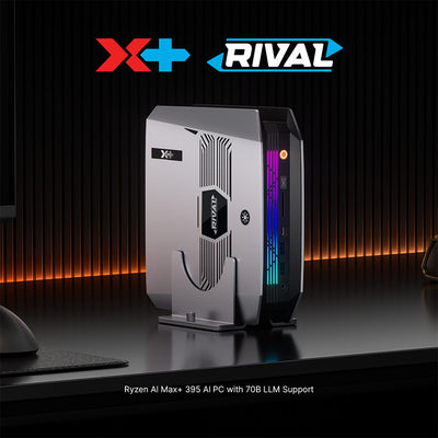 Rival Ryzen AI Max+ 395 | Turbo 5.1GHz | Radeon 8060S| 96GB LPDDR5 | 2TB PCIe 4.0 SSD | LLMs Support - X-RIVAL