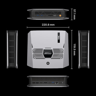 Rival Ryzen AI Max+ 395 | Turbo 5.1GHz | Radeon 8060S| 96GB LPDDR5 | 2TB PCIe 4.0 SSD | LLMs Support - X-RIVAL